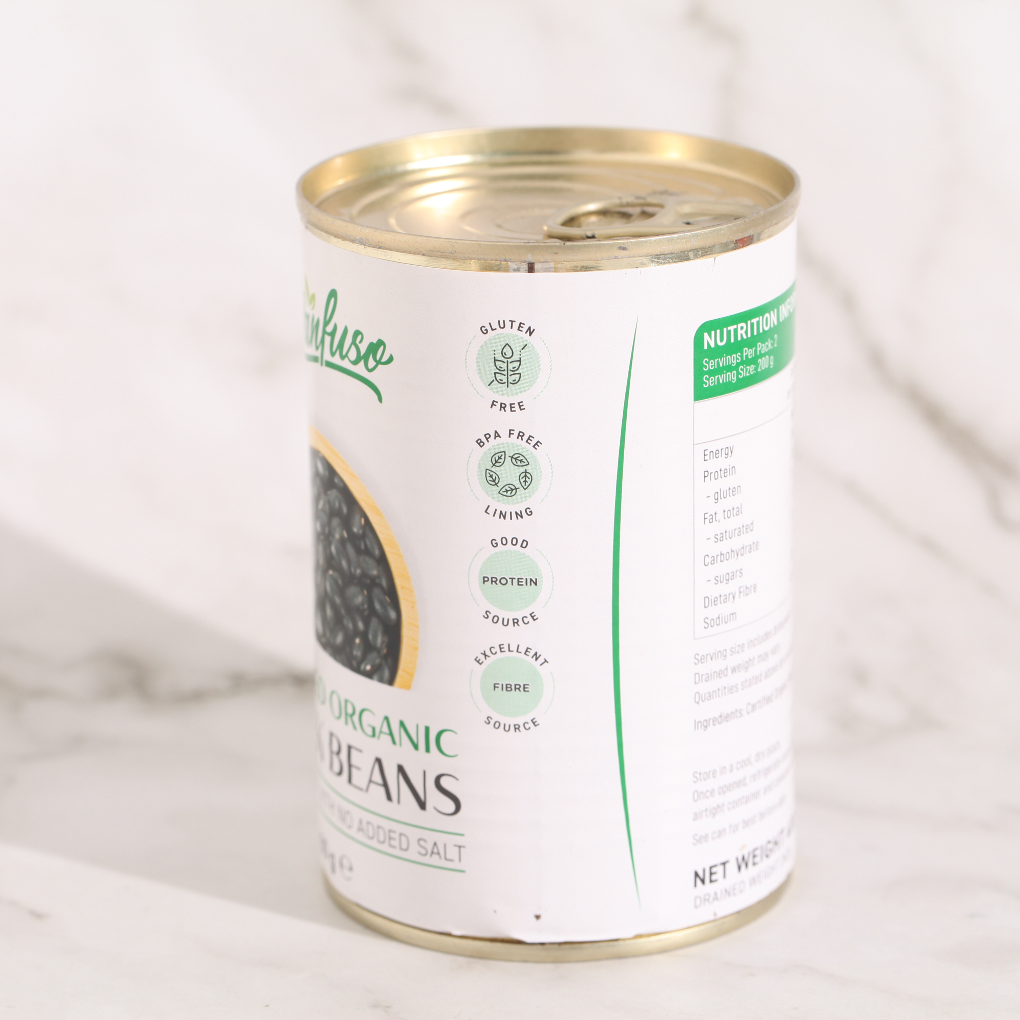Organic Black Beans - Manfuso